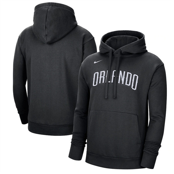 Men's Orlando Magic Black 2022/23 City Edition Essential Pullover Hoodie